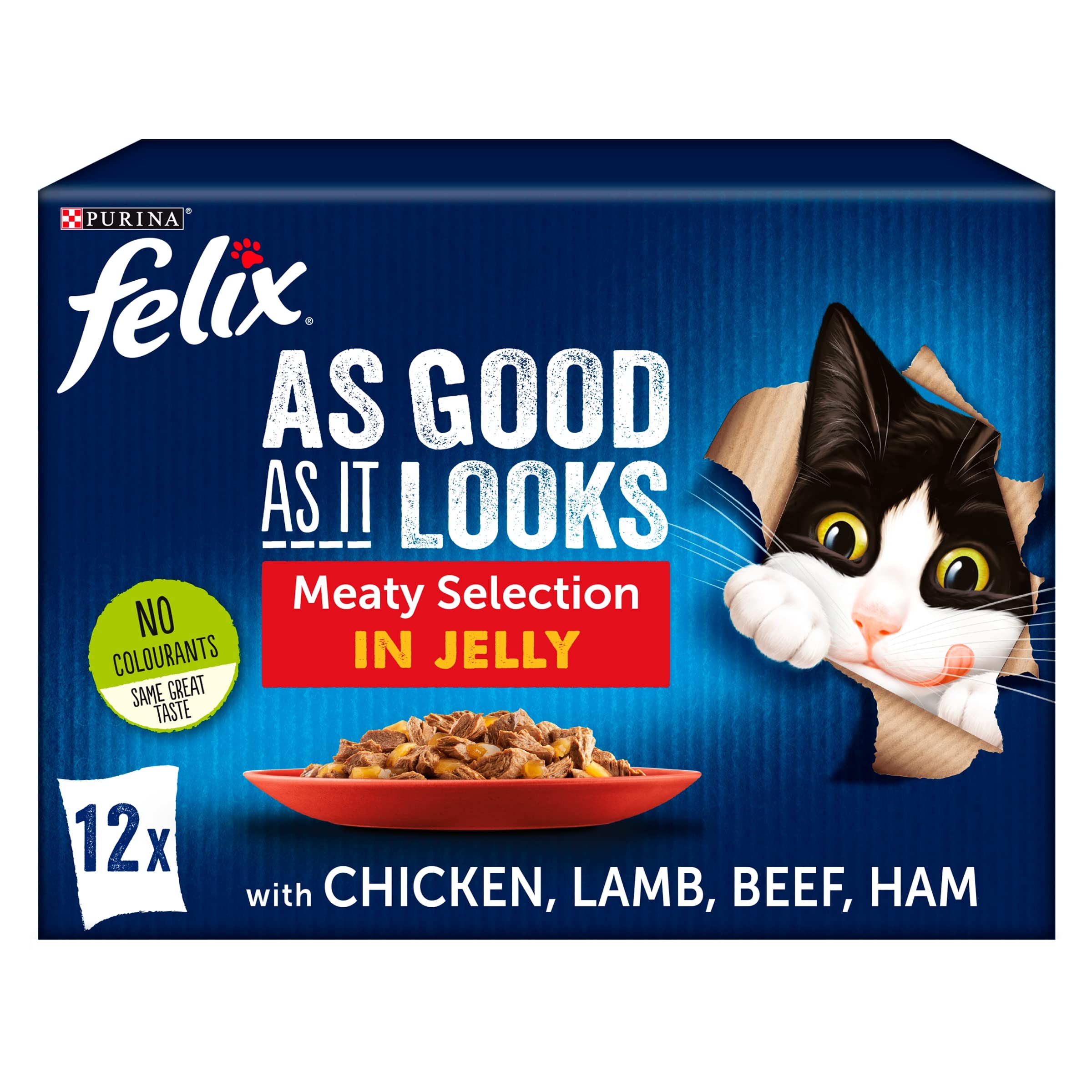 Felix - As Good As It Looks Meaty Selection in Jelly 100g
