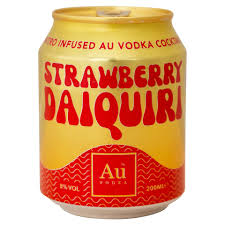 AU Vodka Strawberry Daiquiri Cocktail 200ml