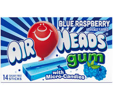 Airheads Gum Blue Raspberry
