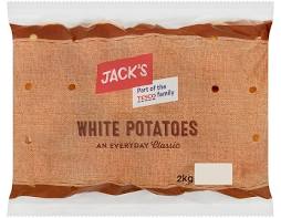 Jack's White Potatoes 2kg