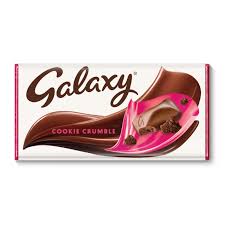 Galaxy Cookie Crumble & Milk Chocolate Block Bar