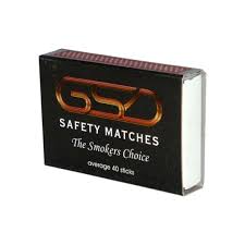 GSD - Safety Matches - 40 Sticks
