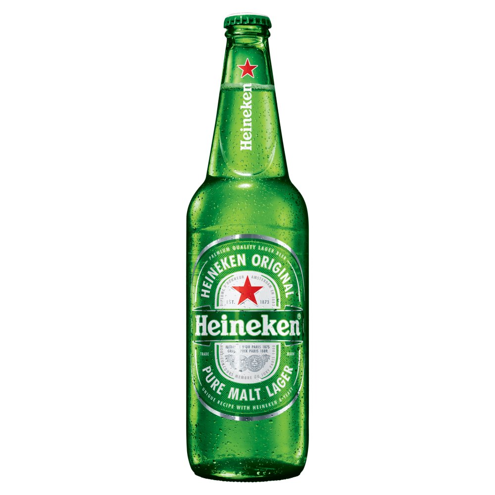 Heineken Premium Lager Beer, 650 ml