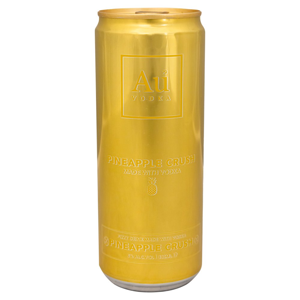 AU Vodka Pineapple Crush Premix 330ml