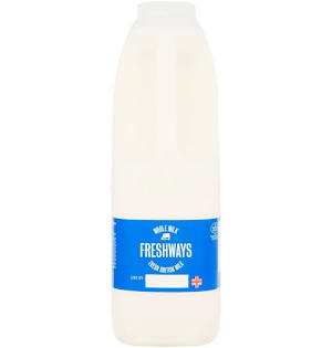 Freshways Fresh Whole Milk 1 Litre
