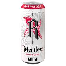 Relentless - Raspberry Zero Energy Drink - 500ml