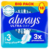 Always Ultra Sanitary Towels Day & Night (Size 3) with Wings