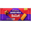 Cadbury Dairy Milk with Lotus Biscoff Chocolate Bar 95g