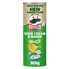 Pringles Sour Cream-Onion, Potato Chips (165g)