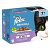 Felix Senior Original Pouches - Mixed Selection: Chicken, White