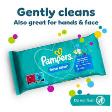 Pampers Fresh Clean Baby 52 Wipes