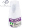 Clear Plastic Drink Tumblers 220ml 8 Pack