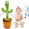 Singing Dancing Cactus Plush Baby Toy Record Repeat Talking Embroidered Eyes