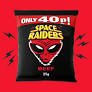 Tom's Confectionery Warehouse UK Space Raiders Beef Crisps 25g
