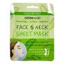 DermaV10 Aloe Vera Face and Neck Sheet Mask 1 pcs