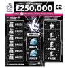 £250,000 Win All Scratch Card