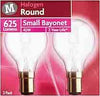Halogen Round 625 Lumens 42W 240V Small Bayonet
