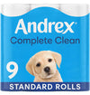 Andrex Classic Clean Toilet Tissue 9 Rolls