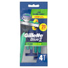 Gillette Blue II Plus Slalom Disposable Razors (4 Pack)